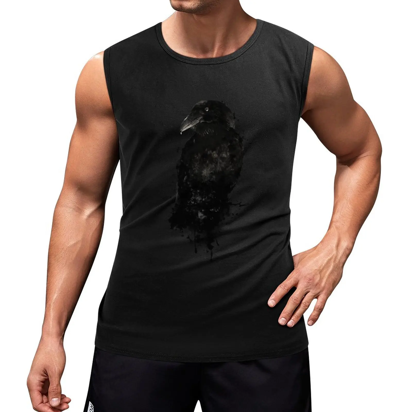 Nuovo The Raven Canotta Abbigliamento Uomo Training Weight Vest