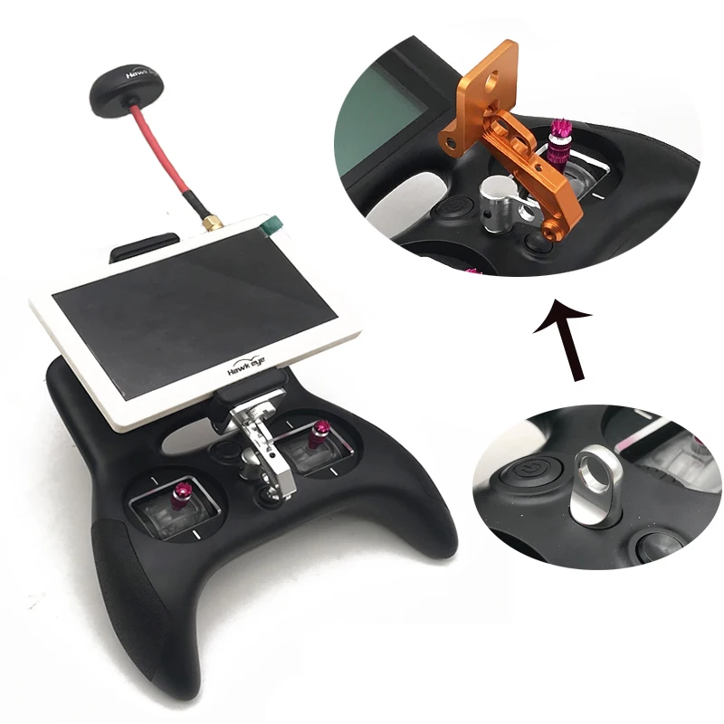 Remote Controller Staffa 5.8G Fpv Monitor Dispositivo Di Supporto Cnc In Lega Di Alluminio Per Rc Fpv Da Corsa Drone Futaba Ponticello Wfly