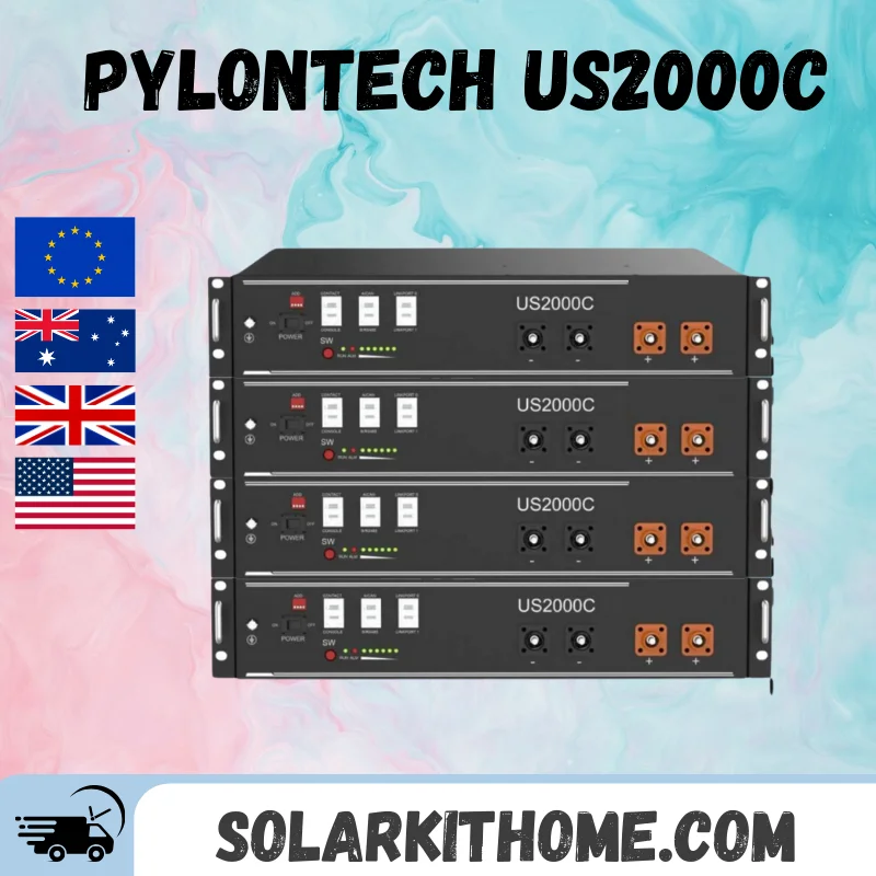Batterie Al Litio Pylontech Us2000C / 4,8 Kwh - 48 V / 100 Ah - Lithium4,8Kwh - Pylontech