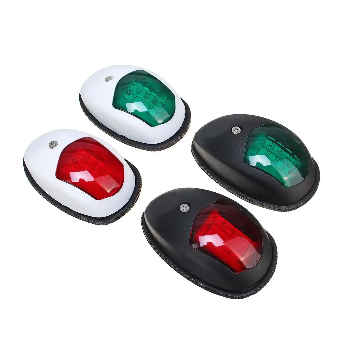 Per Marine Boat Yacht Truck Trailer Van 2Pcs Universal Led Side Light Signal Lamp Side Marker Light Lampada Di Navigazione