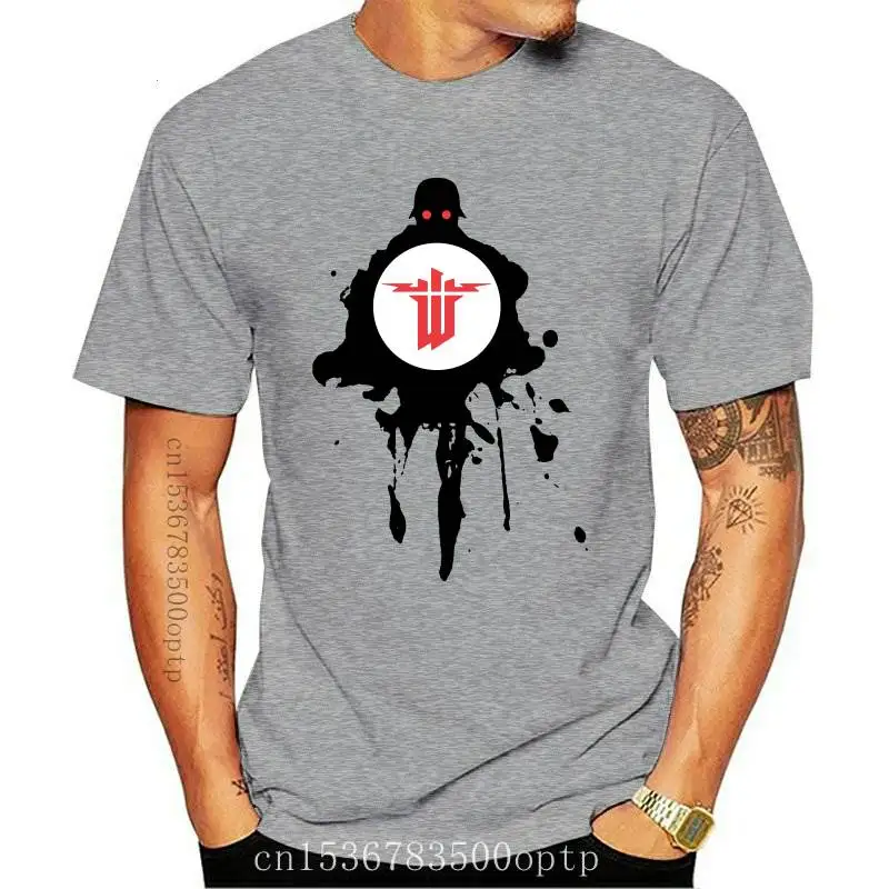New Wolfenstein T Shirt Wolfenstein T-Shirt 3Xl Classic Tee Shirt Cotton Maniche Corte Graphic Mens Fun Tshirt