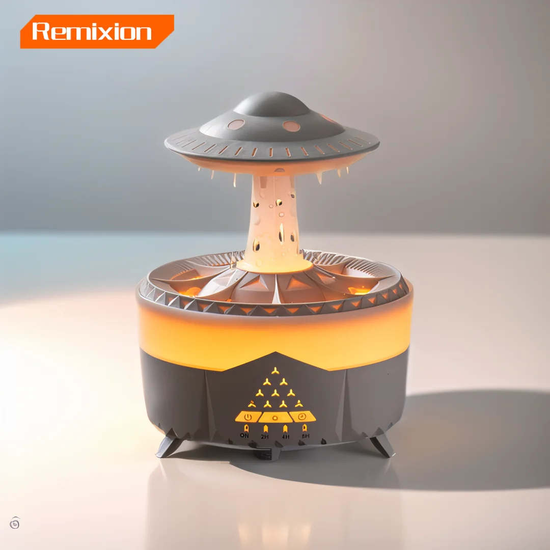 Umidificatore Ad Ultrasuoni Rain Cloud Led Lampada Telecomando Snugling Cloud Oil Diffusore Umidificatore Aromatico Per Home Office Yoga