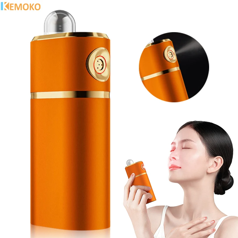 Viso Mister Nano Mini Portatile Pratico Umidificatore Per Il Viso Luce Rossa Iniettore Di Ossigeno Spruzzatore Per Il Viso Cura Della Pelle Idratante 