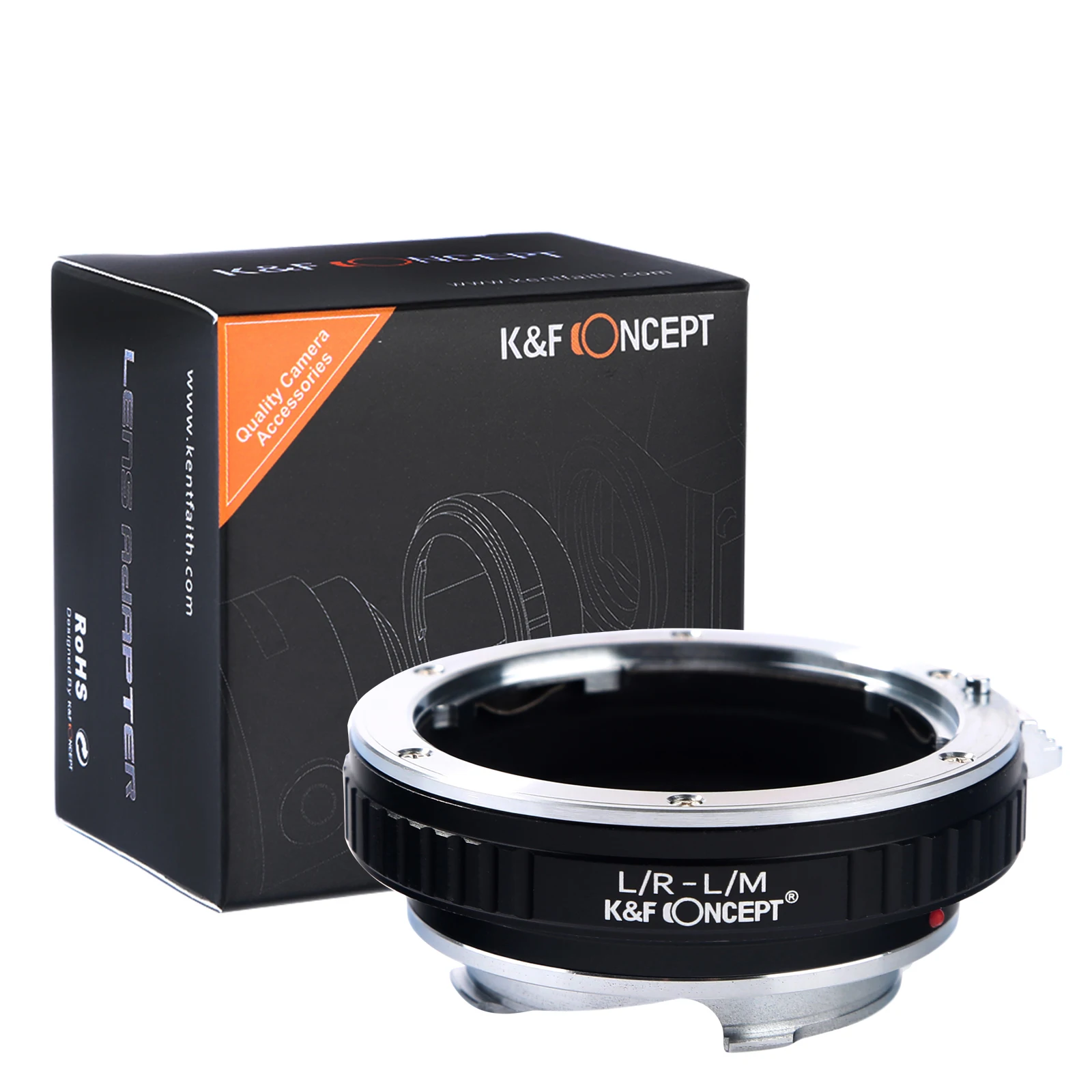 K & F Concept Adattatore Obiettivo Da Lr A Lm Per Obiettivo Leica R Lr Mount A Leica M1 M3 M6 M9 M10 M240 M-P