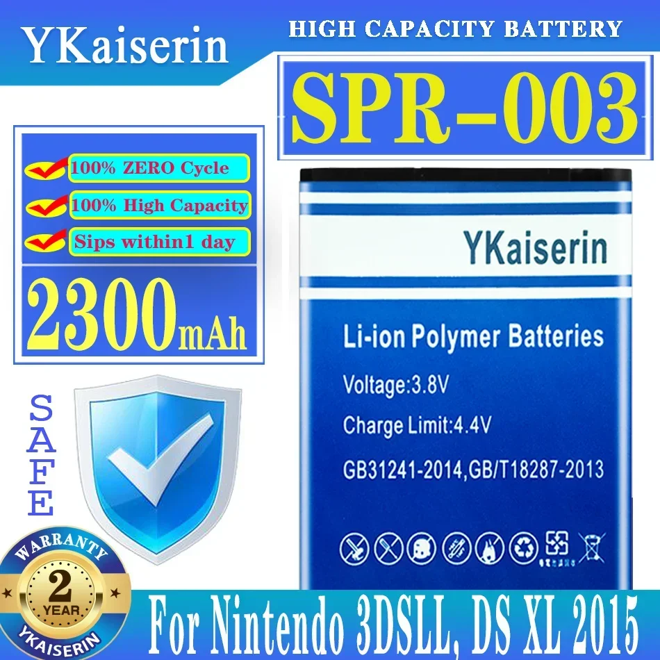 Batteria Ykaiserin Spr-003 Spr003 2300Mah Per Nintendo 3Dsll Ds Xl 2015 Nuove Batterie 3Dsll Spr-001 Spr-A-Bpaa-Co