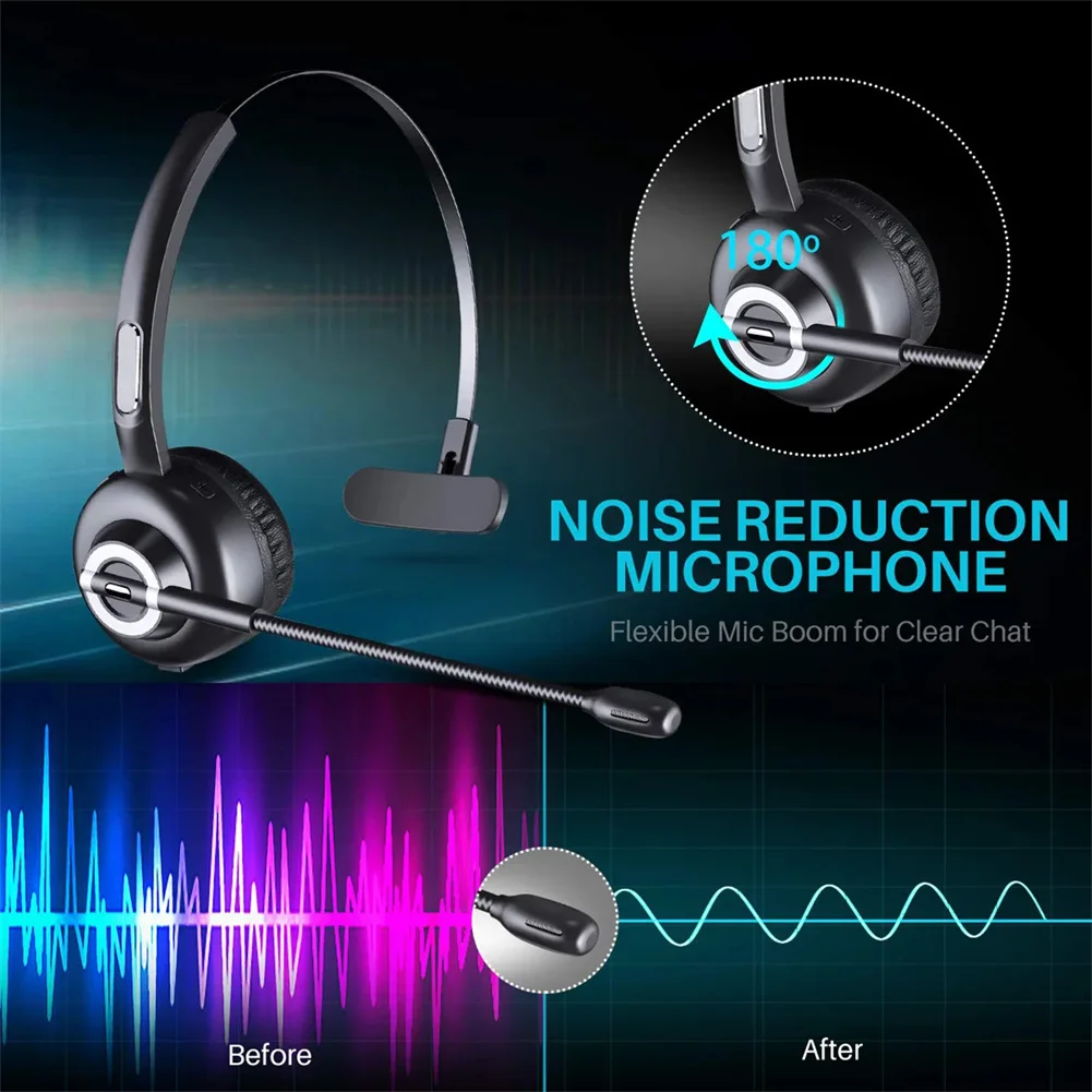 Cuffie Wireless M97 17 Ore Di Riproduzione Cuffie Con Base Di Ricarica Per Smart Phone Computer Laptop Tablet 180Mah Bte V5.0