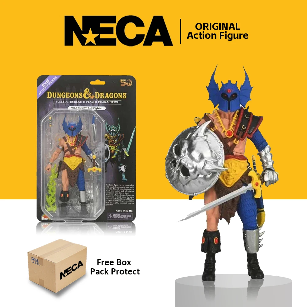 Neca Original Dungeons And Dragons - 7 "Scale Figur Action - 50Th Anniversary Warduke