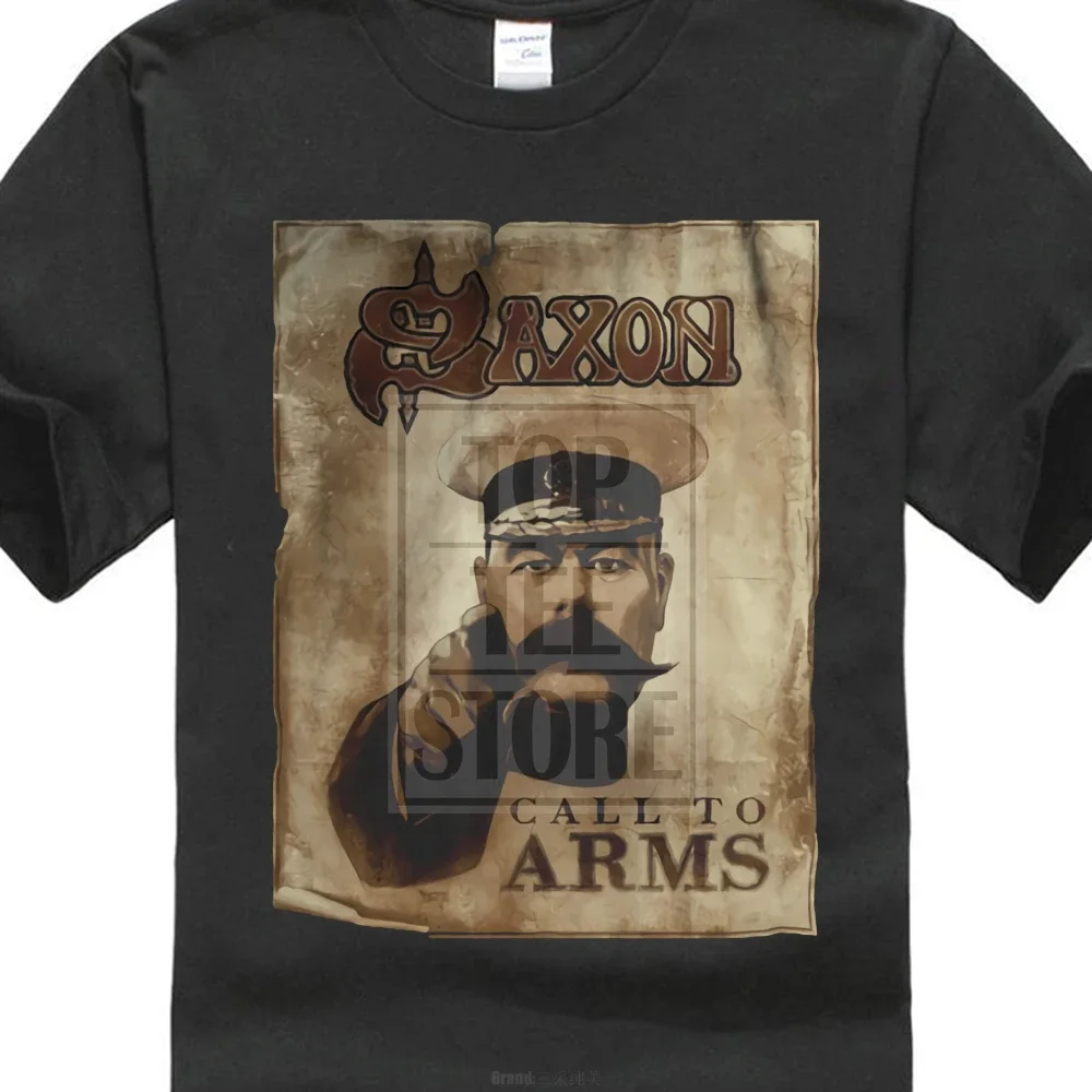 Maglietta Sassone Call To Arms S M L Xl Maglietta Nuova Di Zecca