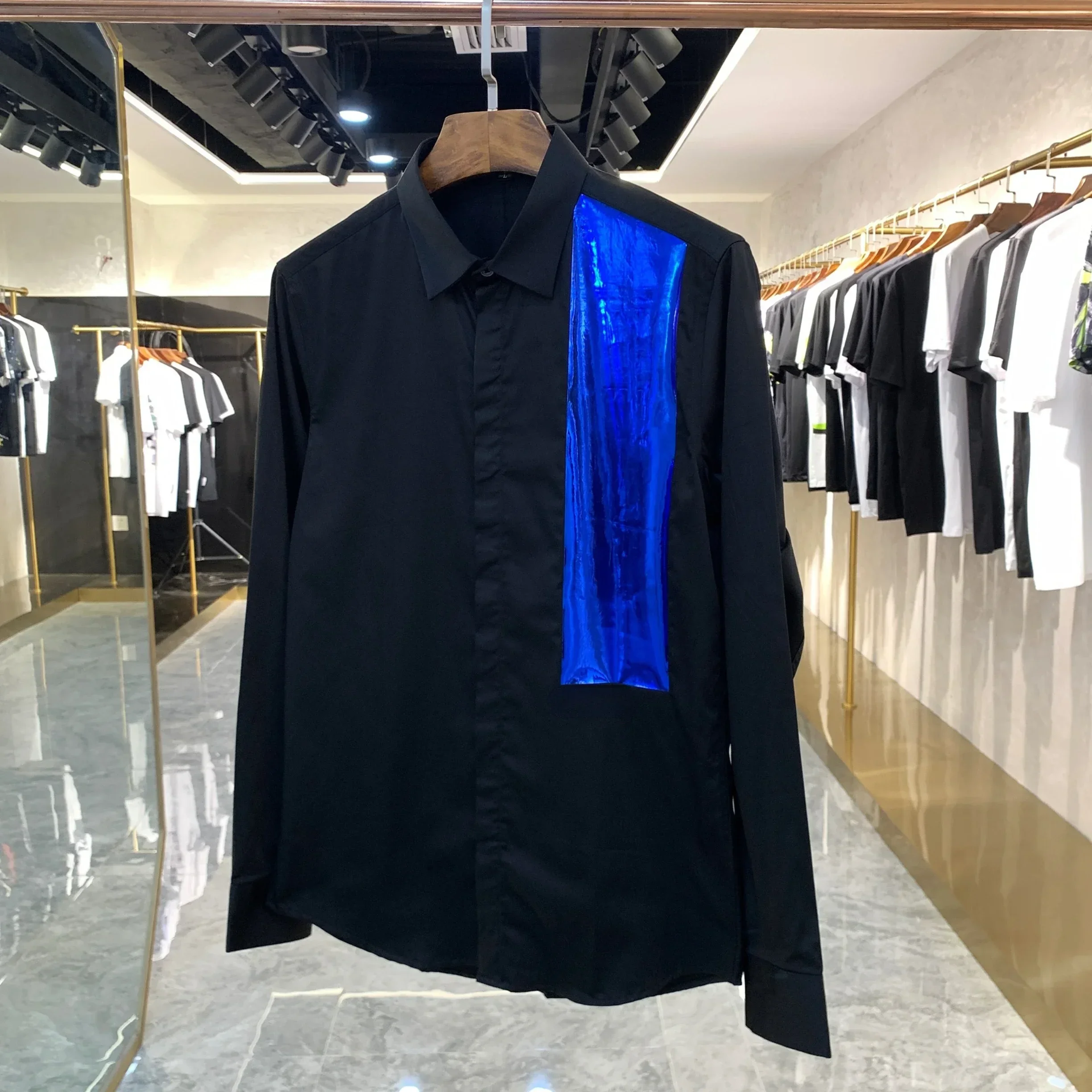 Icon Brand Shirt Uomo Manica Lunga Business Camicie Casual Dress Camisas Homme Camicetta Chemise Cool Top M-3Xl