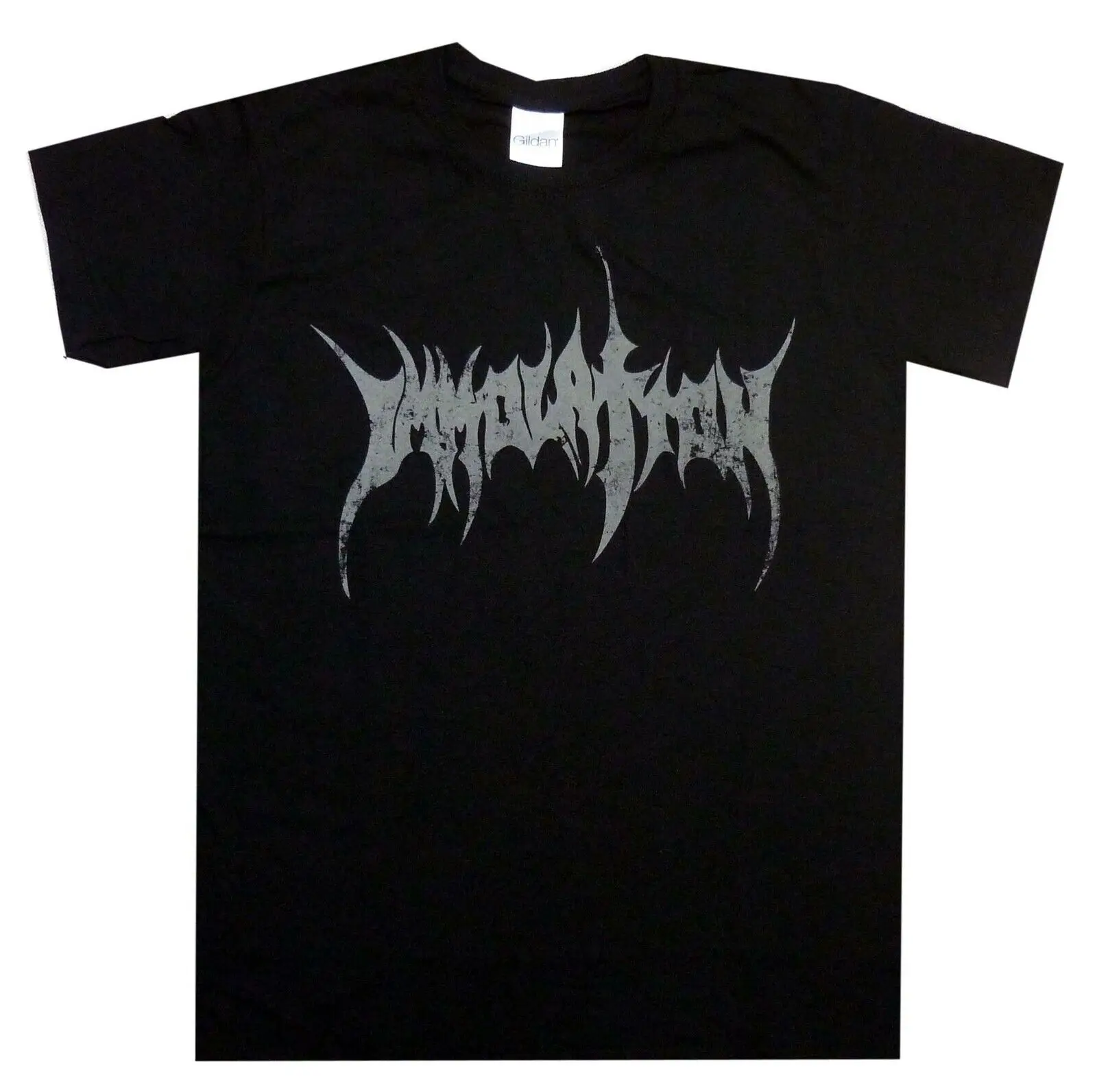 Immolation Logo Ladies Girls Shirt S M L Xl T-Shirt Da Donna Con Fascia In Metallo Ufficiale Maniche Lunghe O Corte