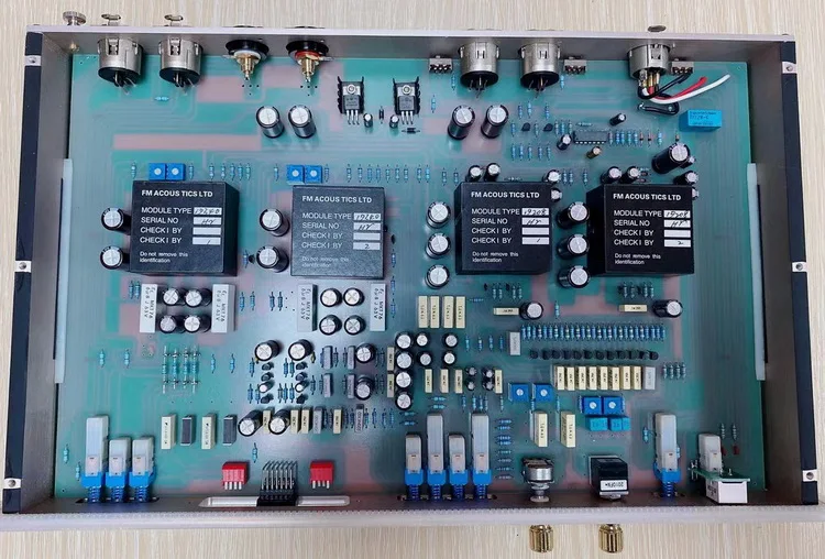 Ultimo Studio/Copia Acustica Fm Svizzera 222 Fm222 Mk3 Phono Preamplificatore Lineare Phono Stage True Full Balance Input