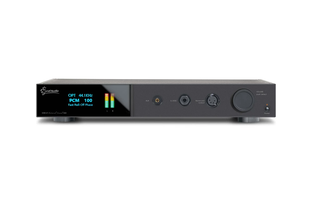 Leaf Audio Dual Cs43198 Desktop 430Mm Telecomando True Balance All-In-One Dac Decoder Dsd512 Bluetooth Iis