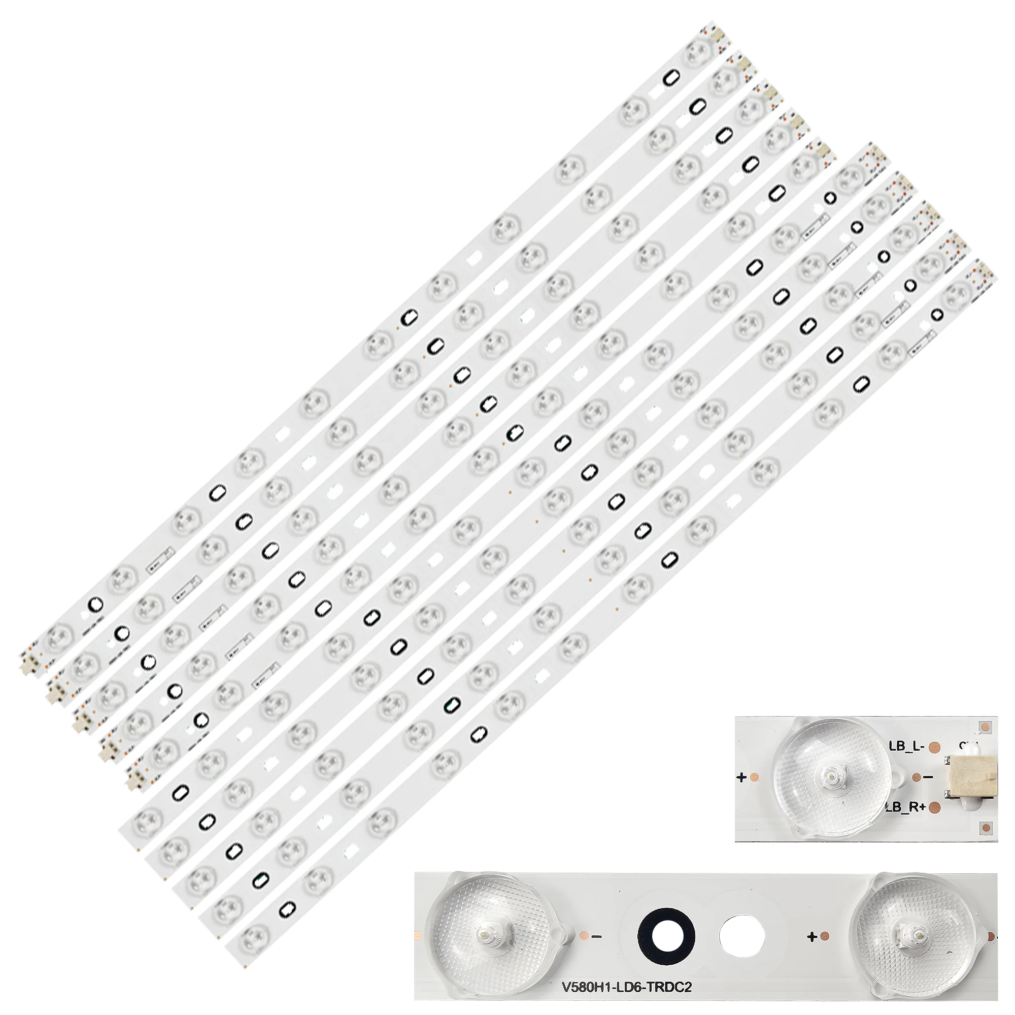 Striscia Led Per V580H1-Ld6-Tldc2 V580H1-Ld6-Trdc2 58 Pfl4609 58 Pfl4909 58 Pfl3640/T3 58 Pfl3640 58 L4300U Dp58D34 Le58F3281