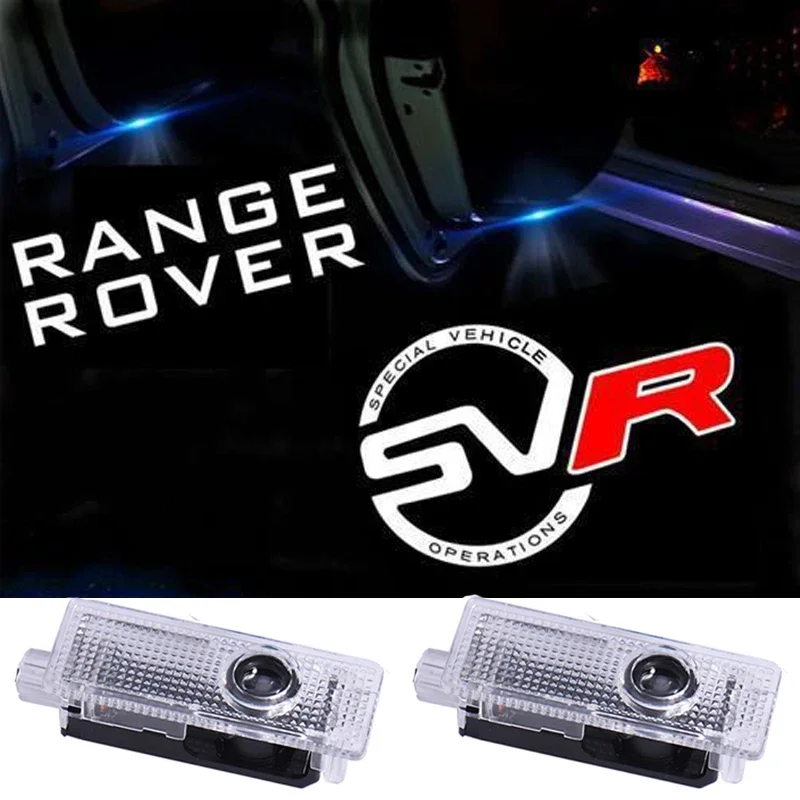 2Pcs Led Car Door Welcome Light Logo Ghost Shadow Lampada Per Proiettore Di Cortesia Per Land Rover Range Rover Sport Evoque Svr 2003-2021