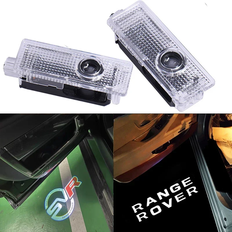 2Pcs Led Car Door Welcome Light Logo Ghost Shadow Lampada Per Proiettore Di Cortesia Per Land Rover Range Rover Sport Evoque Svr 2003-2021