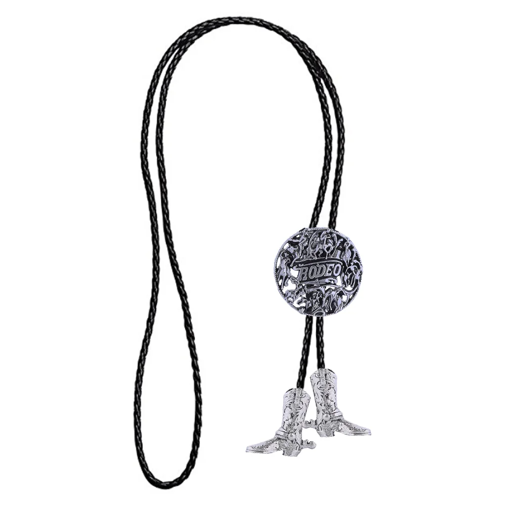 Western Bull Rider Bolo Tie
