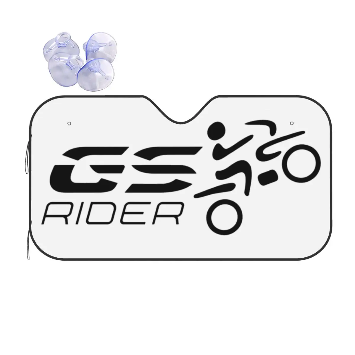 Gs Rider Enduro V2 Adventure Cute Parabrezza Parasole 76X140Cm Foils Parasole Copriauto
