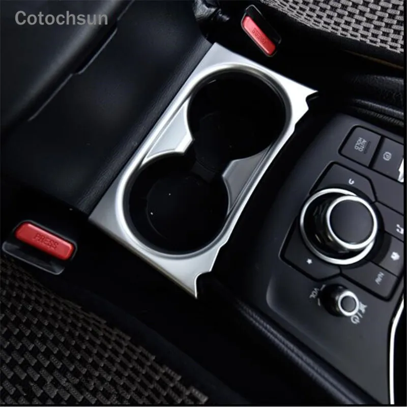 Cotochsun Car Styling Car Water Cup Holder Frame Decoration Case Per Mazda Cx-5 Cx5 2017-2018 Accessori Auto