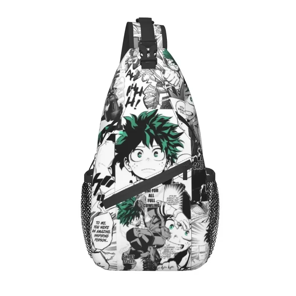 My Hero Academia Sling Crossbody Chest Bag Men Cool Anime Manga Spalla Zaino Per L'Escursionismo