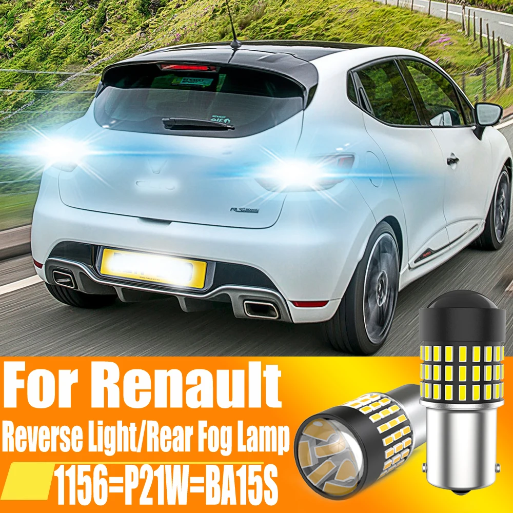 2 Pz P21W Led Luce Di Retromarcia Lampada Di Backup 1156 7506 Ba15S Lampadina 12V Per Renault Megane 2 Scenic Clio Captur Kangoo Duster Master