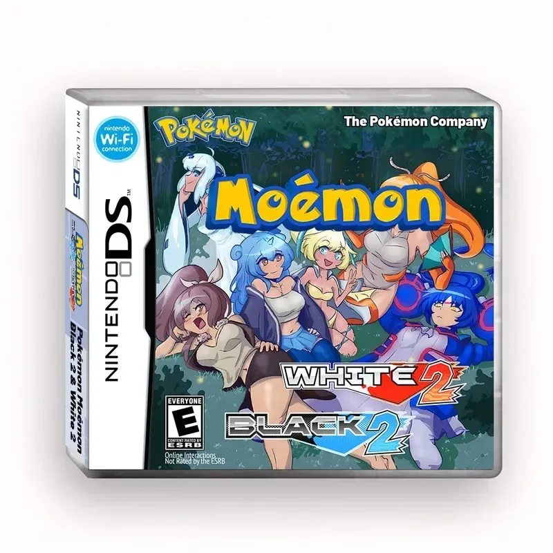 Pokemon Nds Moemon Nero 2 Bianco 2 Versione Usa Scheda Console Per Videogiochi Inglese Modalità Facile E Sfida Regalo Nazionale Dex Sbloccato