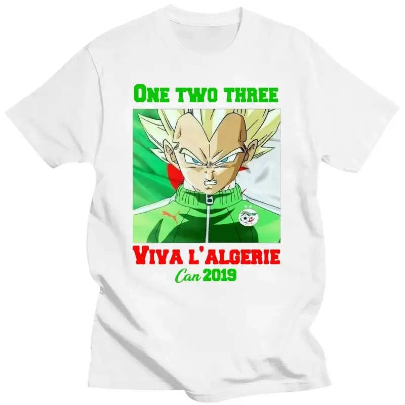 Homme Dz Fennec Algerie Can Vegeta 123 Viva L'Algerie Abbigliamento Uomo T-Shirt Maglietta Oversize Abbigliamento Uomo Magliette Grafiche