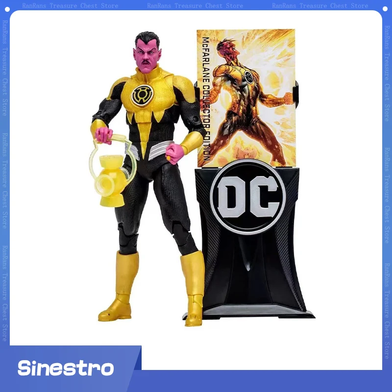 Originale Mcfarlane Dc Toys Sinstro Anime Action Figures Mcfarlane Collector Edition Figurine Statue Model Dolls Gift