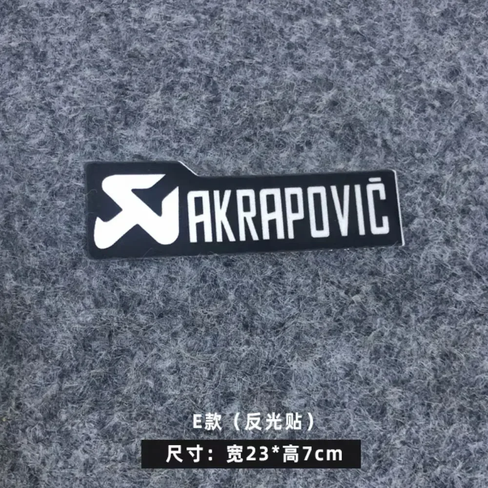 Stack Stack Sticker Di Scarico Per Adesivi Moto Epossidici Akrapovic Per Akrapovic Logo Decalcomanie Impermeabili Accessori Adesivo Di Scarico