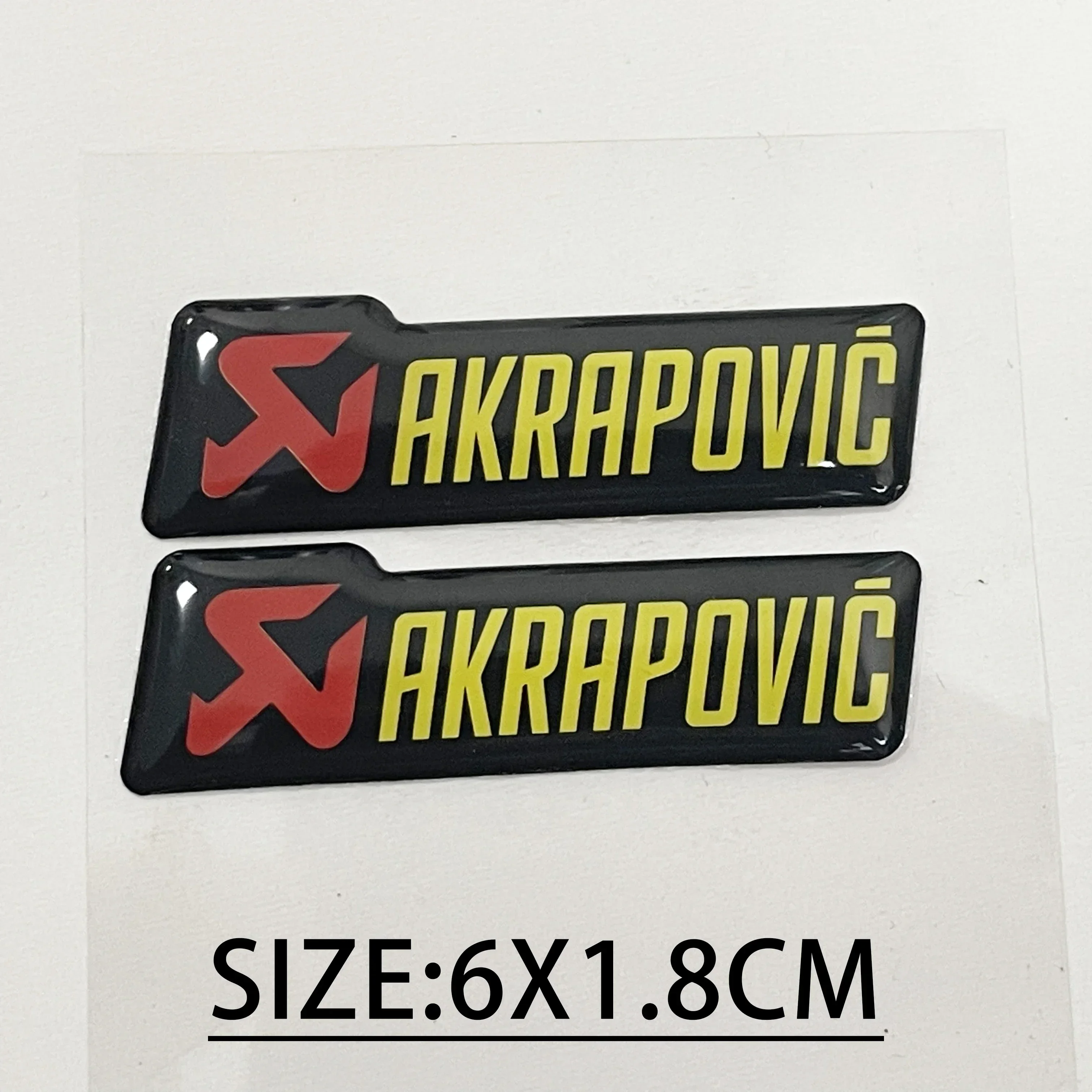 3D Moto Scarico Akrapovic Sticker Logo Silenziatore Silenziatore Punta Tubo Decalcomania Per Bmw R1200Gs Scarico Stack Sticker Alumite