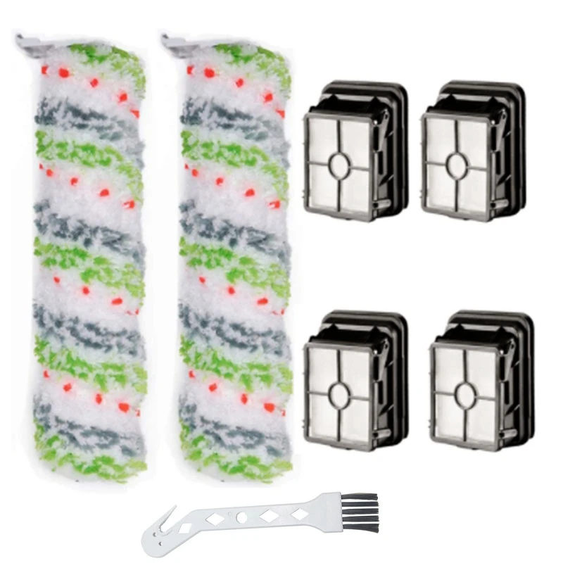 Ad-Brush Roll Filter Per Bissell Crosswave Cordless 2554A 2590 Wet Dry Vac Aspirapolvere Pet Brush Filter Parts