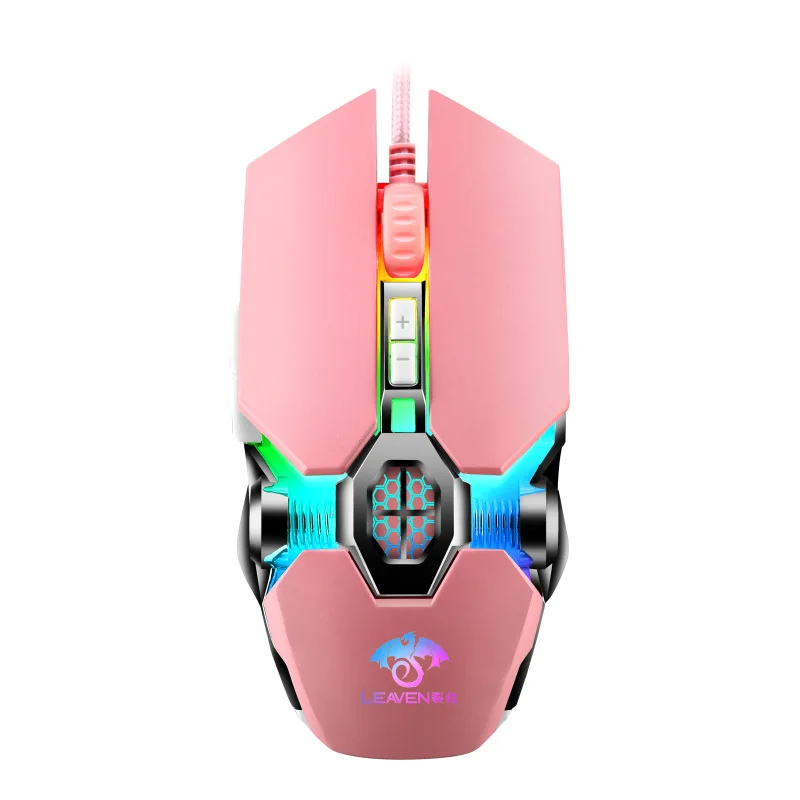 2023 Mouse Da Gioco Cablato Mouse 7D Mouse Ottico Regolabile Per Computer Mouse Usb E-Sport Mouse Rgb Per Laptop Pro Gamer
