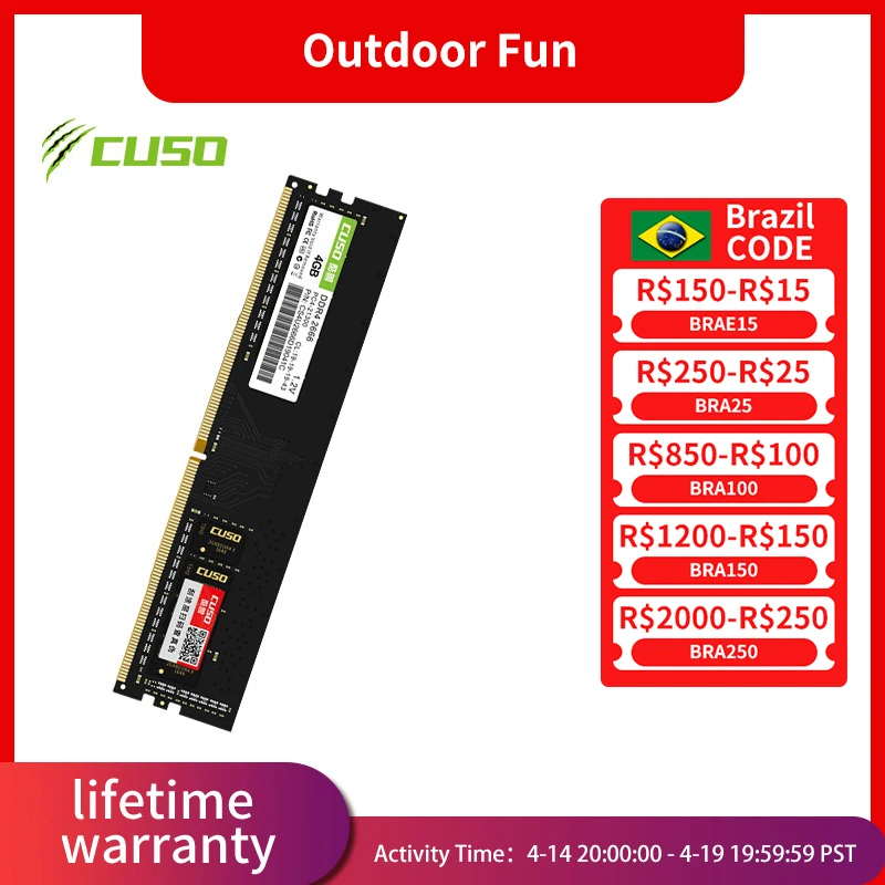 Cuso Memoria Ram Ddr4 3200Mhz 16 Gb 8Gb 4Gb 2666Mhz 16 Gb Ram Ddr4 Desktop Memory Gaming Ad Alte Prestazioni