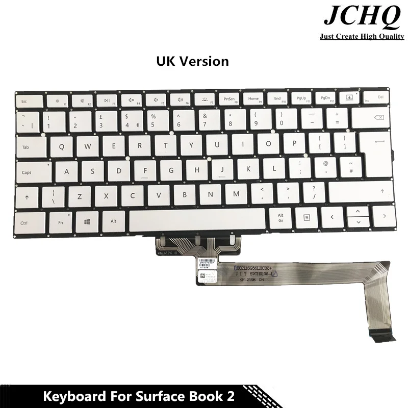 Tastiera Originale Jchq Per Tastiera Microsoft Surface Book 2 1834 1835 Versione Uk 13.5