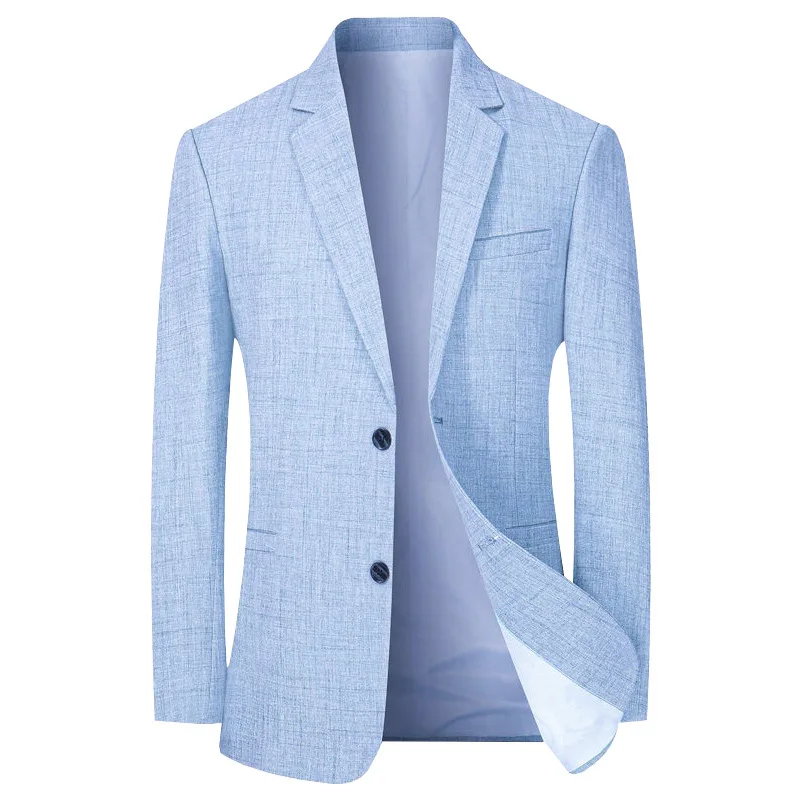 Big Size 2024 New Men Suit Jacket Blazer Sottili Primavera Autunno Solid Business Casual Suit Jacket Abbigliamento Maschile Blazer Hombre Cappotti