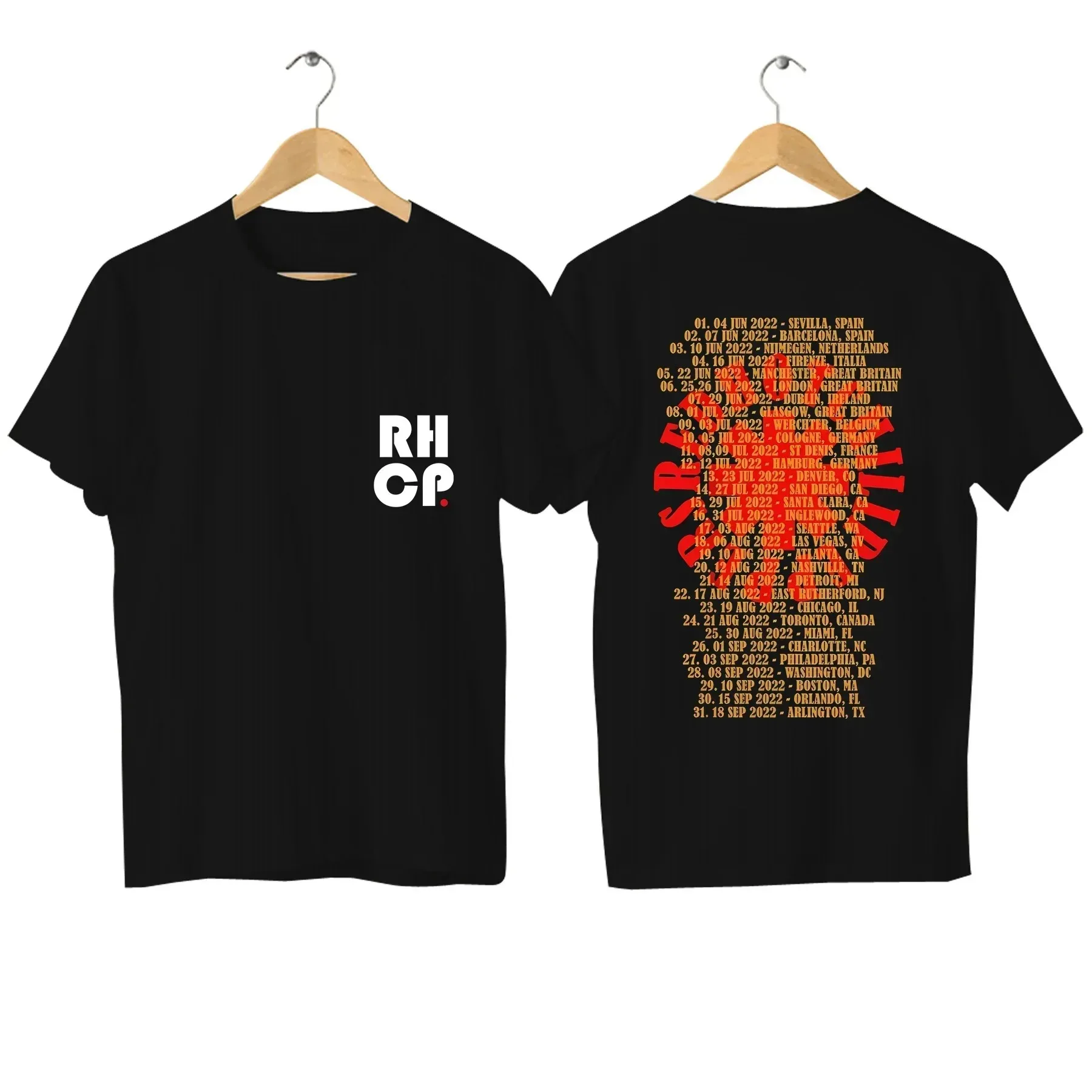 2024 Uomini Con Licenza Rock N Roll Music T Shirt Casual Red Hot Fire Squid Chili Peppers T-Shirt Grafica Confortevole Streetwear S-4Xl
