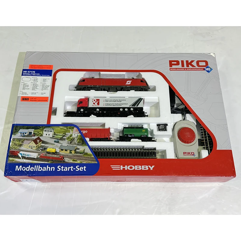 Piko Train Model 1/87 57177 Tram 3-Car Roadbed Track Train Model
