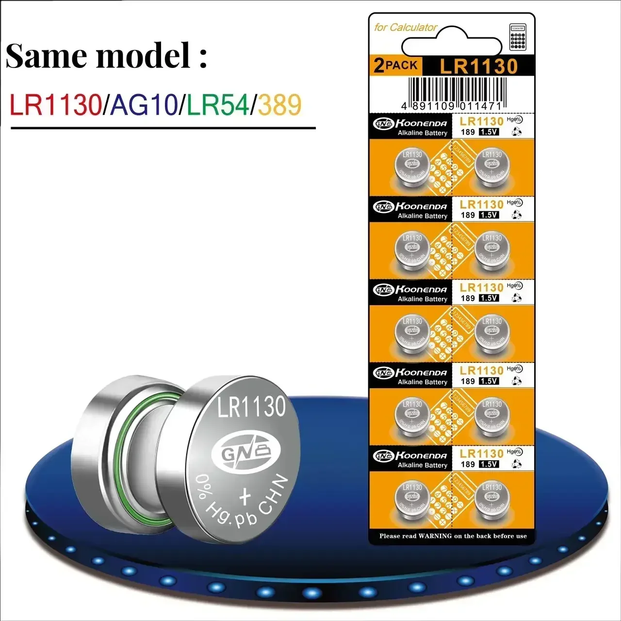 Cella A Bottone Lr30, Ag10/Lr54/189/Gp89A/389/390/Sr54/Sr1130Sw Universale, Può Essere Utilizzata Per Indicatori Laser, Termometri, Elettr