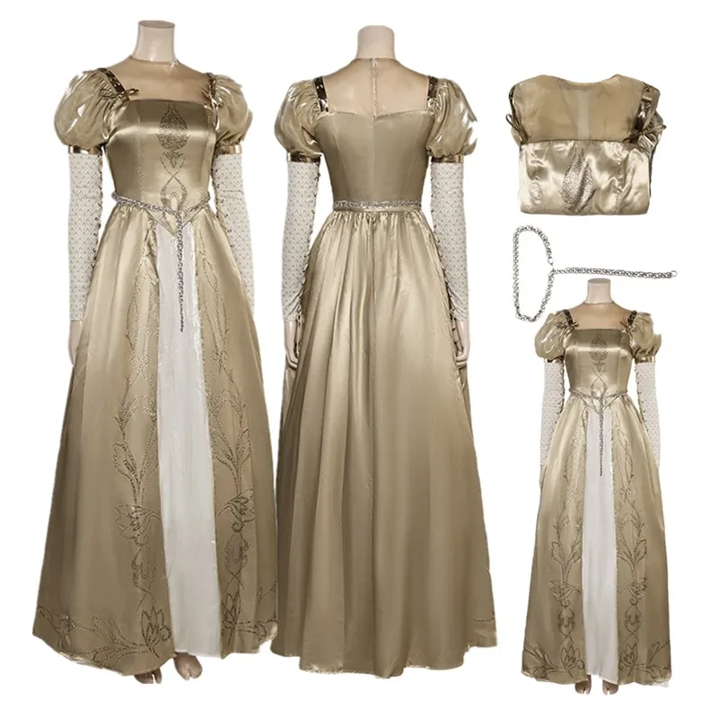 Elodie Costume Cosplay Damsel Fantasy Adult Women Princess Dress Vita Catena Abiti Halloween Carnival Party Suit