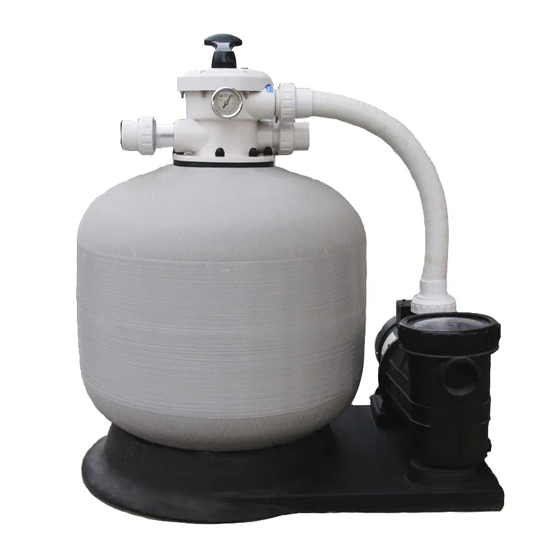 Logo Oem Commerciale Automatico 400Mm Piscina Accessori Per Piscina Filtro A Sabbia Fuori Terra 1Hp Pompa Controlavaggio Trattamento Dell'Acqua