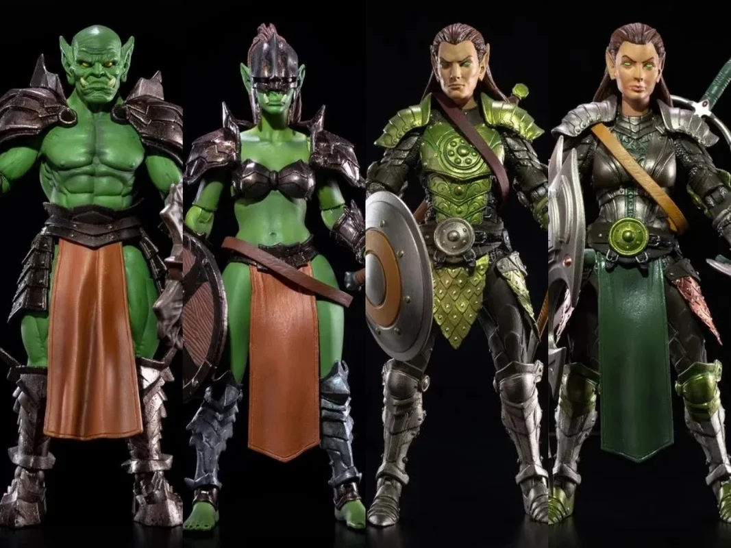 [Spot] Four Knights Mythic Legion Game: Blade Of The Void Series: Orcs Men And Elves Action Figure Model Toys