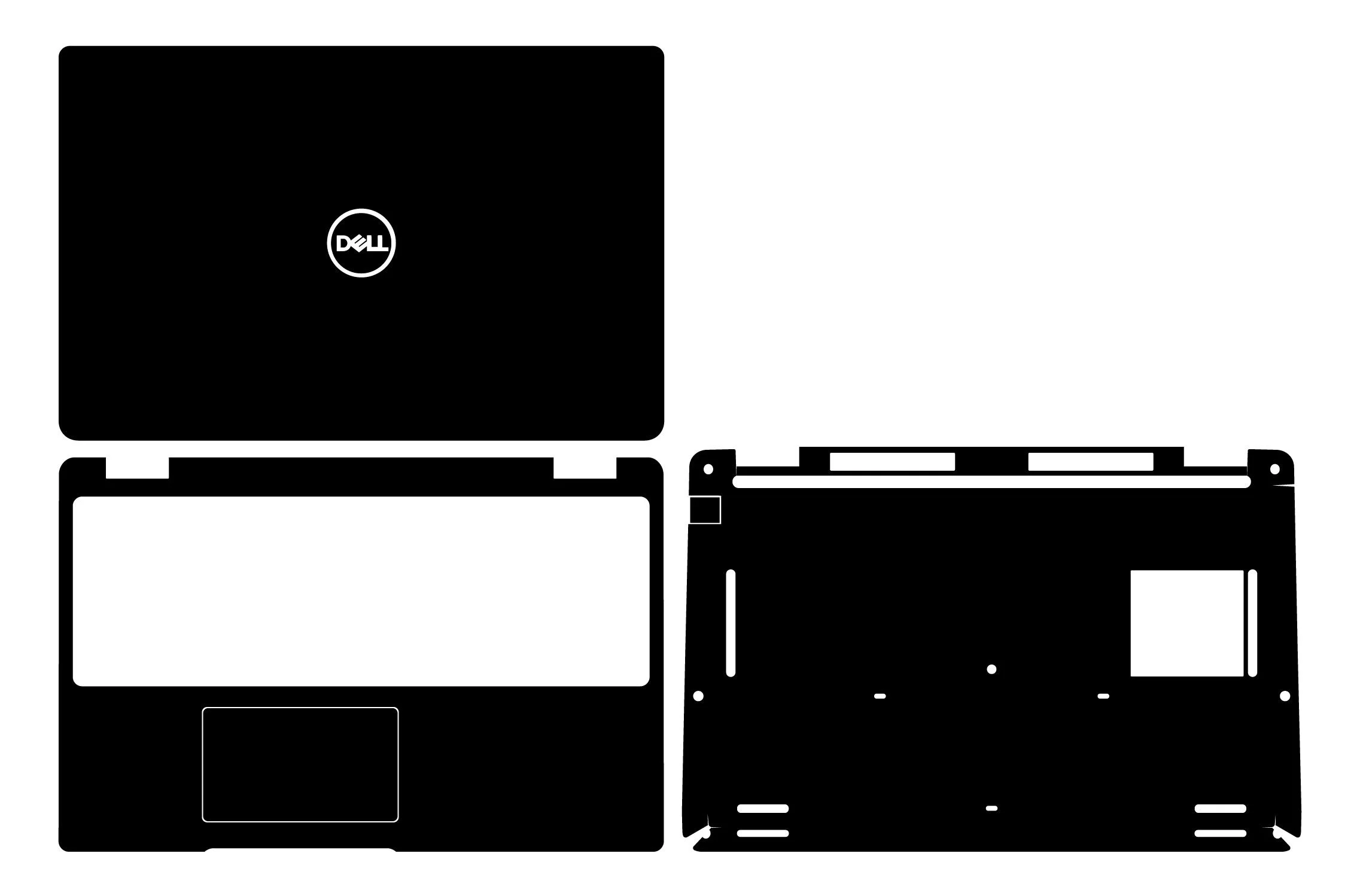 Laptop Pretagliato 1Xtop + 1Xpalmrest + 1Xbottom Skin Sticker Cover Case Film Per Dell Precision 3580 3581