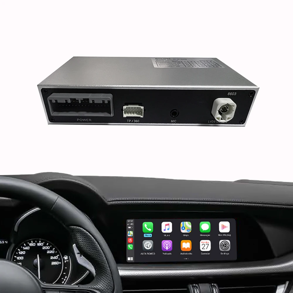 Wireless Apple Carplay Android Auto Per Alfa Romeo Stelvio & Giulia/Giulietta Mirror Link Airplay Plug And Play Radio Car Play