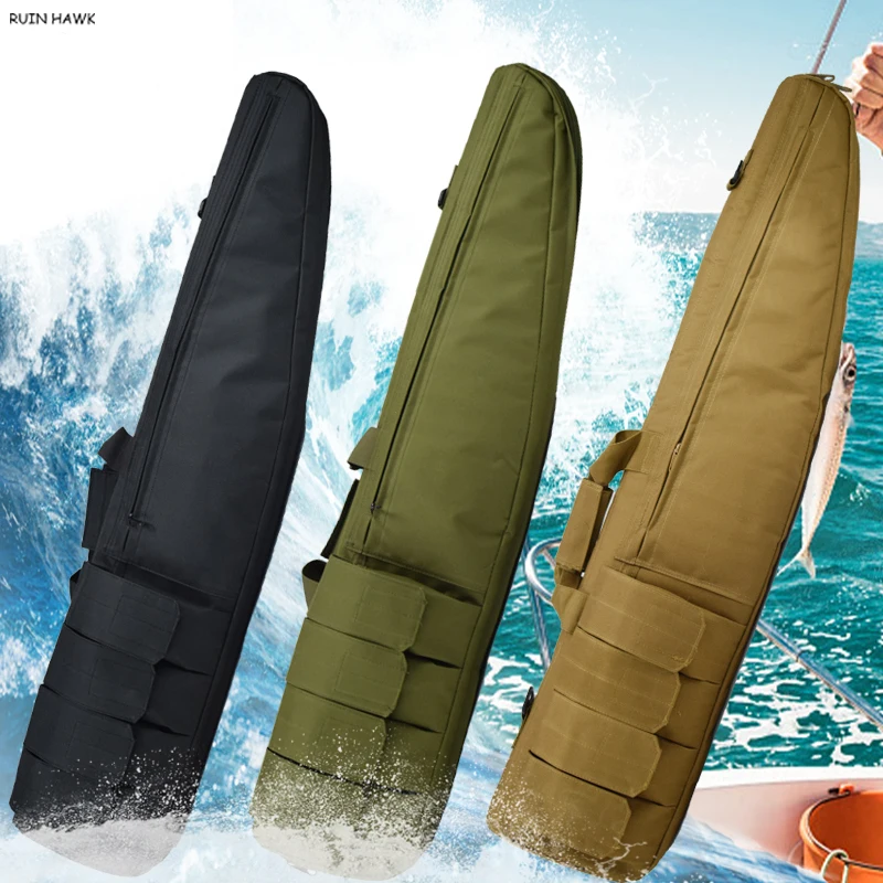98Cm / 118Cm Military Shooting Hunting Fishing Bag Sniper Rifle Gun Case Tactical Gun Bag Outdoor Sport Wargame Fishing Rod Bag