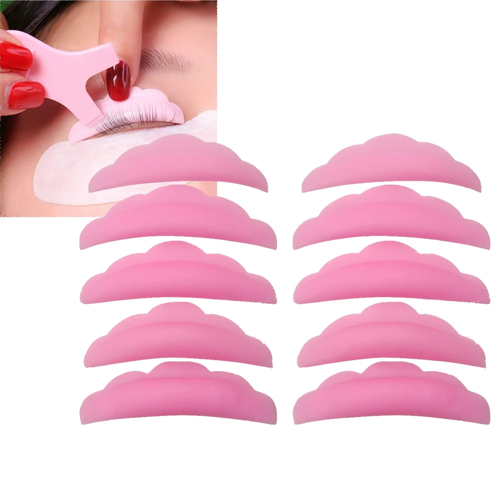 5 Paia S M M1 M2 L Silicone Ciglia Perm Pad Eye Lash Extension Lift Perming Rods Ciglia Lift Bigodini Curl Shields Pads