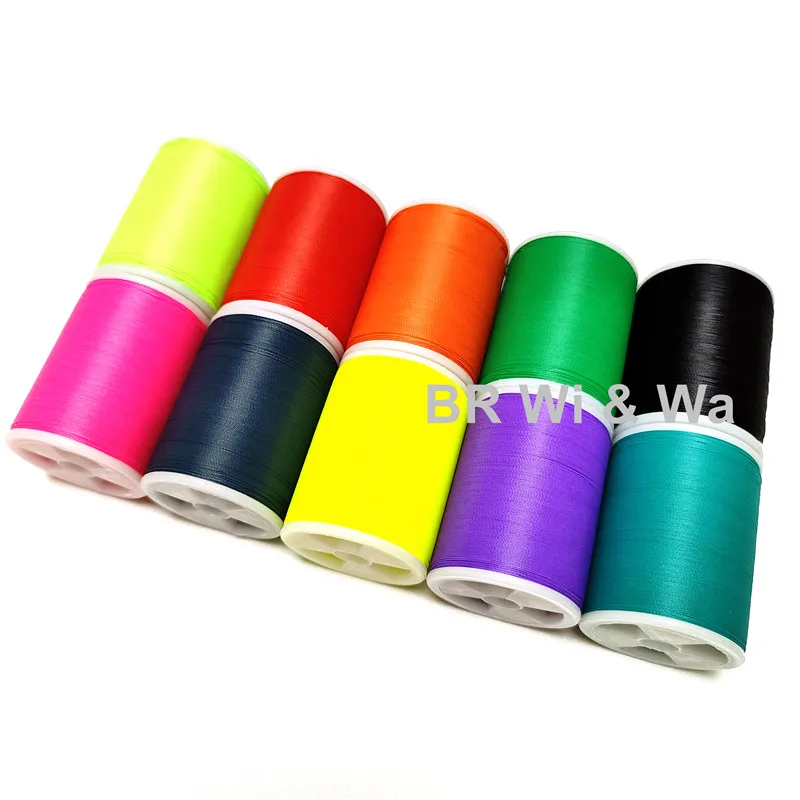 Br Wi & Wa Colorfast Nylon Thread Size A 150M/Spool 100D Componente Canna Da Pesca Fai Da Te Rod Building Repair Thread 1 Pz