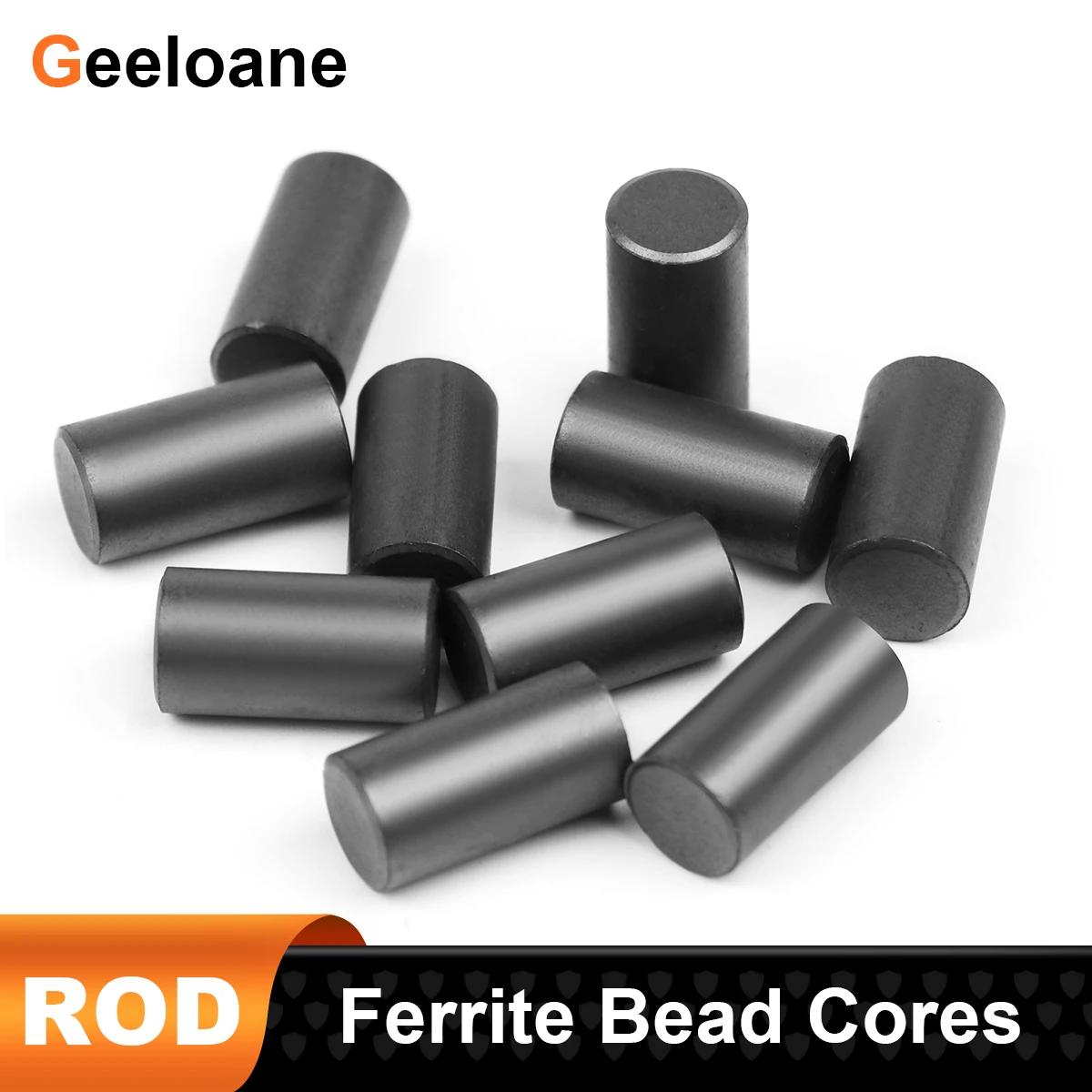 20 Pz Nucleo Di Perline Di Ferrite Nucleo Di Asta Induttanza Di Ferrite Rf Anti-Interferenza Ad Alta Frequenza 3X810 121516 4X15 5X20 6X25 10X30Mm