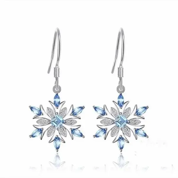 Srhot Orecchini Di Diamanti Bianchi Blu Chiaro Di Vendita Per Donne Di Moda Europee E Americane Su Ebay, Amazon Wish