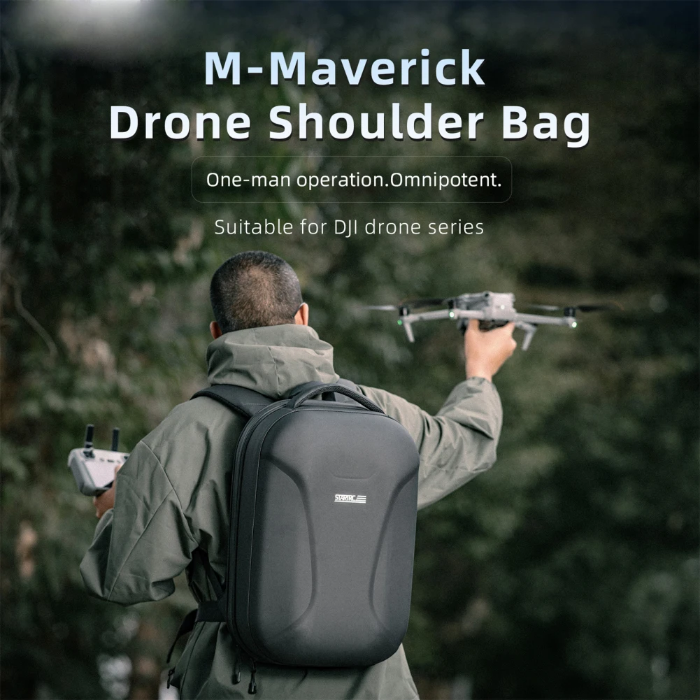 Drone Backpack Lightweight Hard Backpack With Adjustable Shoulder Strap Compatible For Dji Mavic 3/Pro/Classic Drones