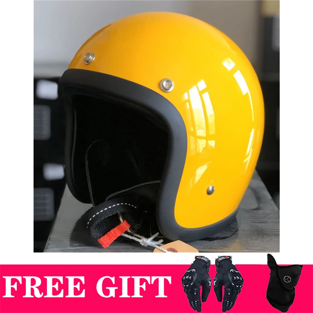 Casco Moto Retrò In Fibra Di Vetro Tt & Cocasco Moto Street Riding Casque Jet Cafe Racer Cascos Bubble Visor Helm Chopper Dot