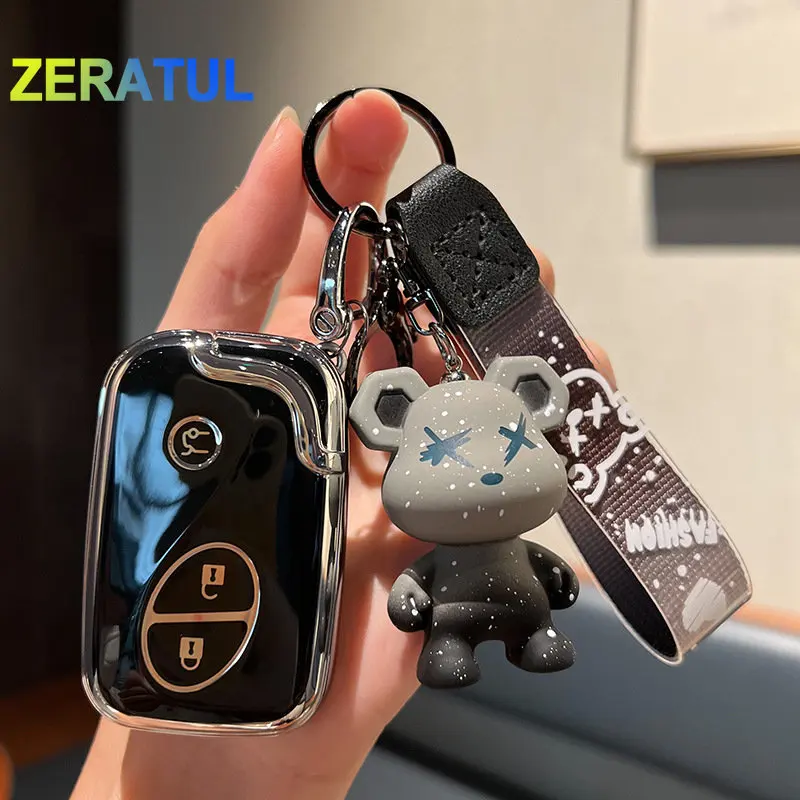 Shell Fob Holder Tpu Car Remote Key Case Cover Per Lexus Es240 Es350 Ls460 Gs300 450H 460H Ct200H Gx400 Gx460 Is250 Is300C Rx270